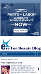 Mobile Screenshot of eyeforbeautyblog.com